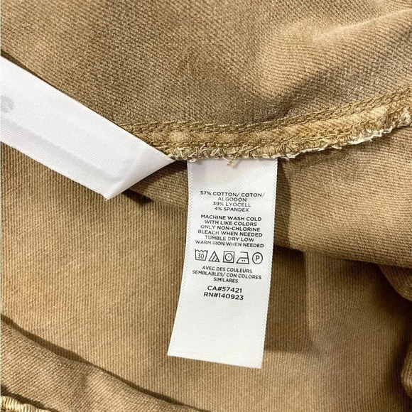 NWOT LOFT Cuffed Paperbag High Waisted Twill Shorts - Picture 4 of 5